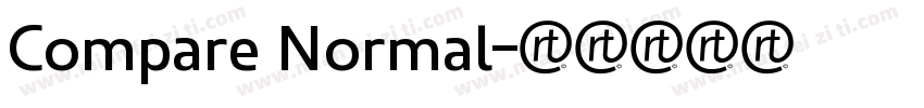 Compare Normal字体转换